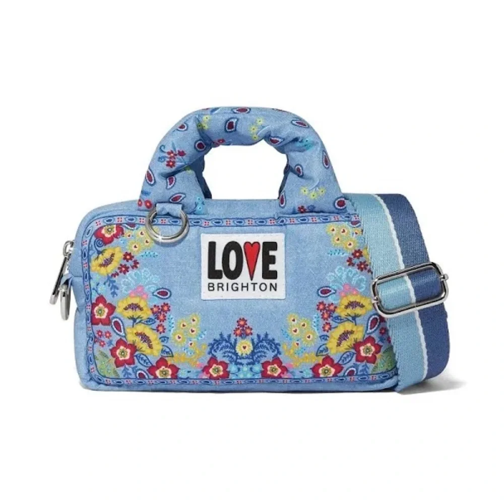 Brighton Women's Crossbody Bandana Love Crossbody Bag Brand New with Tags - Picture 2 of 6